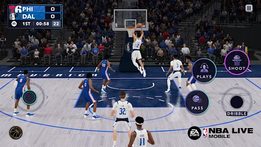 Gameplay screenshot 1 from EA SPORTS™ NBA LIVE Mobile - Sports game