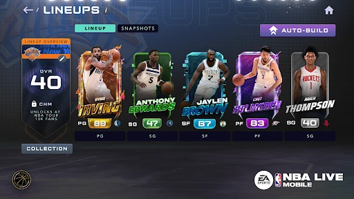 Gameplay screenshot 2 from EA SPORTS™ NBA LIVE Mobile - Sports game