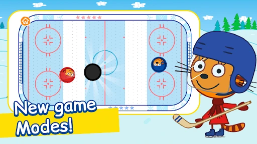 Gameplay screenshot 1 from Kid-E-Cats Hockey Elo - Sports game