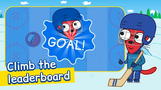 Gameplay screenshot 2 from Kid-E-Cats Hockey Elo - Sports game